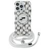 Karl Lagerfeld KLHMP16XHCKCKLCT iPhone   16 Pro Max 6.9" transparent hardcase IML Crossbody Monogram Karl & Choupette Head MagSafe na NearMe.pl