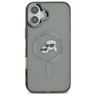 Karl Lagerfeld KLHMP16MHLSKCK iPhone Plus 6.7" czarny/black hardcase IML Metal Karl&Choupette Head MagSafe na NearMe.pl