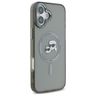 Karl Lagerfeld KLHMP16MHLSKCK iPhone Plus 6.7" czarny/black hardcase IML Metal Karl&Choupette Head MagSafe na NearMe.pl