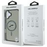 Karl Lagerfeld KLHMP16MHLSKCK iPhone Plus 6.7" czarny/black hardcase IML Metal Karl&Choupette Head MagSafe na NearMe.pl