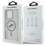 Karl Lagerfeld KLHMP16LHLSKCK iPhone 16 Pro 6.3" czarny/black hardcase IML Metal Karl&Choupette Head MagSafe na NearMe.pl