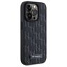 Karl Lagerfeld KLHMP15LPKHPORPK iPhone 15 Pro 6.1" hardcase czarny/black Leather Monogram Metal Logo MagSafe na NearMe.pl
