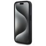 Karl Lagerfeld KLHMP15LPKHPORPK iPhone 15 Pro 6.1" hardcase czarny/black Leather Monogram Metal Logo MagSafe na NearMe.pl