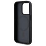 Karl Lagerfeld KLHMP15LPKHPORPK iPhone 15 Pro 6.1" hardcase czarny/black Leather Monogram Metal Logo MagSafe na NearMe.pl
