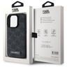 Karl Lagerfeld KLHMP15LPKHPORPK iPhone 15 Pro 6.1" hardcase czarny/black Leather Monogram Metal Logo MagSafe na NearMe.pl