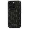 Karl Lagerfeld KLHMP16LPKHPORPK iPhone 16 Pro 6.3" hardcase czarny/black Leather Monogram Metal Logo MagSafe na NearMe.pl