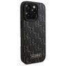 Karl Lagerfeld KLHMP16LPKHPORPK iPhone 16 Pro 6.3" hardcase czarny/black Leather Monogram Metal Logo MagSafe na NearMe.pl