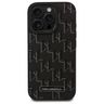 Karl Lagerfeld KLHMP16XPKHPORPK iPhone 16 Pro Max 6.9" hardcase czarny/black Leather Monogram Metal Logo MagSafe na NearMe.pl