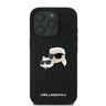 Karl Lagerfeld KLHCP16XPGKLKCPK iPhone16 Pro Max 6.9" czarny/black hardcase Monogram Karl&Chaoupette Head Pin na NearMe.pl