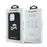 Karl Lagerfeld KLHCP16XPGKLKCPK iPhone16 Pro Max 6.9" czarny/black hardcase Monogram Karl&Chaoupette Head Pin na NearMe.pl