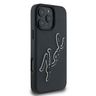 Karl Lagerfeld KLHCP16L3DRKSDLK iPhone 16 Pro 6.3" czarny/black hardcase 3D Rubber Bicolor Signature na NearMe.pl