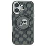 Karl Lagerfeld KLHMP16SHMCKMHK iPhone 16 6.1" czarny/black IML Monogram Karl&Choupette Head MagSafe na NearMe.pl