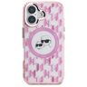 Karl Lagerfeld KLHMP16SHMCKMHP iPhone 166.1" różowy/pink IML Monogram Karl&Choupette Head MagSafe na NearMe.pl