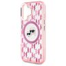 Karl Lagerfeld KLHMP16SHMCKMHP iPhone 166.1" różowy/pink IML Monogram Karl&Choupette Head MagSafe na NearMe.pl