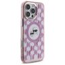 Karl Lagerfeld KLHMP16XHMCKMHP iPhone 16 Pro Max 6.9" różowy/pink IML Monogram Karl&Choupette Head MagSafe na NearMe.pl