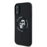 Karl Lagerfeld KLHMP16MSCMKCRHK iPhone 16 Plus 6.7" czarny/black hardcase Silicone Karl&Choupette Ring MagSafe na NearMe.pl