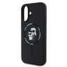 Karl Lagerfeld KLHMP16MSCMKCRHK iPhone 16 Plus 6.7" czarny/black hardcase Silicone Karl&Choupette Ring MagSafe na NearMe.pl