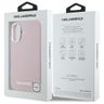 Karl Lagerfeld KLHMP16SPGMSRPP iPhone 16 6.1" różowy/pink hardcase FW Metal Plate MagSafe na NearMe.pl