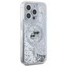 Karl Lagerfeld KLHMP15LLGKCSGH iPhone 15 Pro 6.1" hardcase transparent Liquid Glitter Karl&Choupette Head Magsafe na NearMe.pl