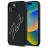 Karl Lagerfeld KLHCP15S3DRKSDLK iPhone   15 6.1" czarny/black hardcase 3D Rubber Signature na NearMe.pl