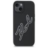 Karl Lagerfeld KLHCP15S3DRKSDLK iPhone   15 6.1" czarny/black hardcase 3D Rubber Signature na NearMe.pl