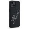 Karl Lagerfeld KLHCP15S3DRKSDLK iPhone   15 6.1" czarny/black hardcase 3D Rubber Signature na NearMe.pl