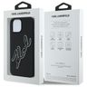 Karl Lagerfeld KLHCP15S3DRKSDLK iPhone   15 6.1" czarny/black hardcase 3D Rubber Signature na NearMe.pl
