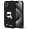 Karl Lagerfeld KLHMP15SSKHPPLK iPhone 15 6.1" czarny/black hardcase Silicone Karl Head Print MagSafe na NearMe.pl