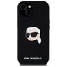 Karl Lagerfeld KLHMP15SSKHPPLK iPhone 15 6.1" czarny/black hardcase Silicone Karl Head Print MagSafe na NearMe.pl