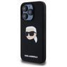 Karl Lagerfeld KLHMP15XSKHPPLK iPhone 15 Pro Max 6.7" czarny/black hardcase Silicone Karl Head Print MagSafe na NearMe.pl