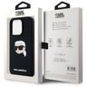 Karl Lagerfeld KLHMP15XSKHPPLK iPhone 15 Pro Max 6.7" czarny/black hardcase Silicone Karl Head Print MagSafe na NearMe.pl
