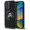 Karl Lagerfeld KLHMP16XSKCHTCK iPhone 16 Pro Max 6.9" czarny/black hardcase Silicone Karl&Choupette Heads MagSafe na NearMe.pl
