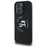 Karl Lagerfeld KLHMP16XSKCHTCK iPhone 16 Pro Max 6.9" czarny/black hardcase Silicone Karl&Choupette Heads MagSafe na NearMe.pl
