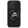 Karl Lagerfeld KLHMP16XSKCHTCK iPhone 16 Pro Max 6.9" czarny/black hardcase Silicone Karl&Choupette Heads MagSafe na NearMe.pl