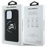 Karl Lagerfeld KLHMP16XSKCHTCK iPhone 16 Pro Max 6.9" czarny/black hardcase Silicone Karl&Choupette Heads MagSafe na NearMe.pl