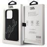 Karl Lagerfeld KLHCP15L3DRKSDLK iPhone   15 Pro 6.1" czarny/black hardcase 3D Rubber Signature na NearMe.pl