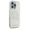 Karl Lagerfeld KLHCP16LHKHDCELT iPhone   16 Pro 6.3" przezroczysty/transparent hardcase IML Rhinestones Karl Head na NearMe.pl
