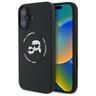 Karl Lagerfeld KLHMP16SSKCHTCK iPhone 16 6.1" czarny/black hardcase Silicone Karl&Choupette Heads MagSafe na NearMe.pl