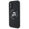 Karl Lagerfeld KLHMP16SSKCHTCK iPhone 16 6.1" czarny/black hardcase Silicone Karl&Choupette Heads MagSafe na NearMe.pl