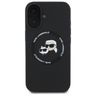 Karl Lagerfeld KLHMP16SSKCHTCK iPhone 16 6.1" czarny/black hardcase Silicone Karl&Choupette Heads MagSafe na NearMe.pl