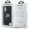 Karl Lagerfeld KLHMP16SSKCHTCK iPhone 16 6.1" czarny/black hardcase Silicone Karl&Choupette Heads MagSafe na NearMe.pl