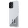 Karl Lagerfeld KLHMP16SSCMKMPCH iPhone   16 6,1" biały/white hardcase Silicone Initial Metal Logo MagSafe na NearMe.pl