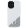 Karl Lagerfeld KLHMP16SSCMKMPCH iPhone   16 6,1" biały/white hardcase Silicone Initial Metal Logo MagSafe na NearMe.pl