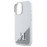 Karl Lagerfeld KLHMP16SSCMKMPCH iPhone   16 6,1" biały/white hardcase Silicone Initial Metal Logo MagSafe na NearMe.pl