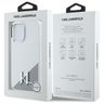 Karl Lagerfeld KLHMP16SSCMKMPCH iPhone   16 6,1" biały/white hardcase Silicone Initial Metal Logo MagSafe na NearMe.pl