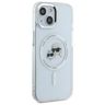 Karl Lagerfeld KLHMP14SHLSKCH iPhone 14  6.1" biały/white hardcase IML Metal Karl&Choupette Head MagSafe na NearMe.pl