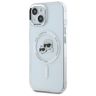 Karl Lagerfeld KLHMP14SHLSKCH iPhone 14  6.1" biały/white hardcase IML Metal Karl&Choupette Head MagSafe na NearMe.pl