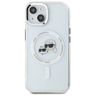 Karl Lagerfeld KLHMP14SHLSKCH iPhone 14  6.1" biały/white hardcase IML Metal Karl&Choupette Head MagSafe na NearMe.pl