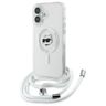 Karl Lagerfeld KLHMP16SHCCHNT iPhone 16  6.1" hardcase transparent IML Choupette Head & Cord Magsafe na NearMe.pl