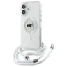 Karl Lagerfeld KLHMP16SHCKHNT iPhone 16  6.1" hardcase transparent Crossbody IML Karl Head Magsafe na NearMe.pl